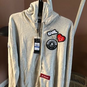 Karl Lagerfeld Sweat Shirt Jacket
